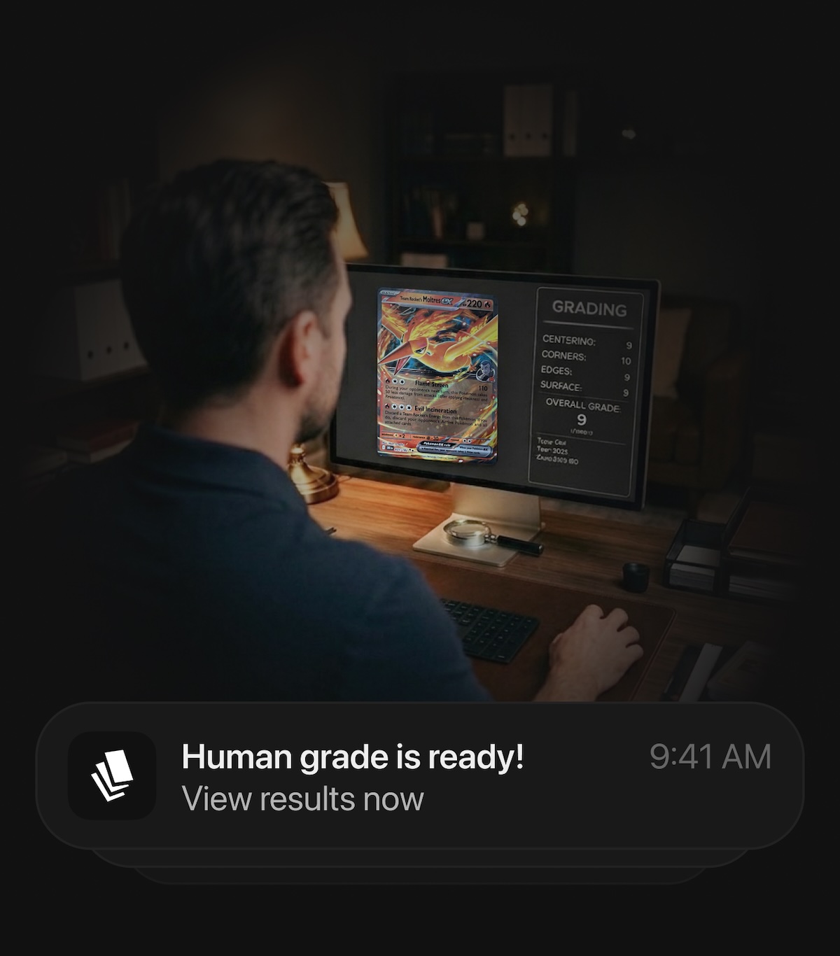 Human expert grading your coin